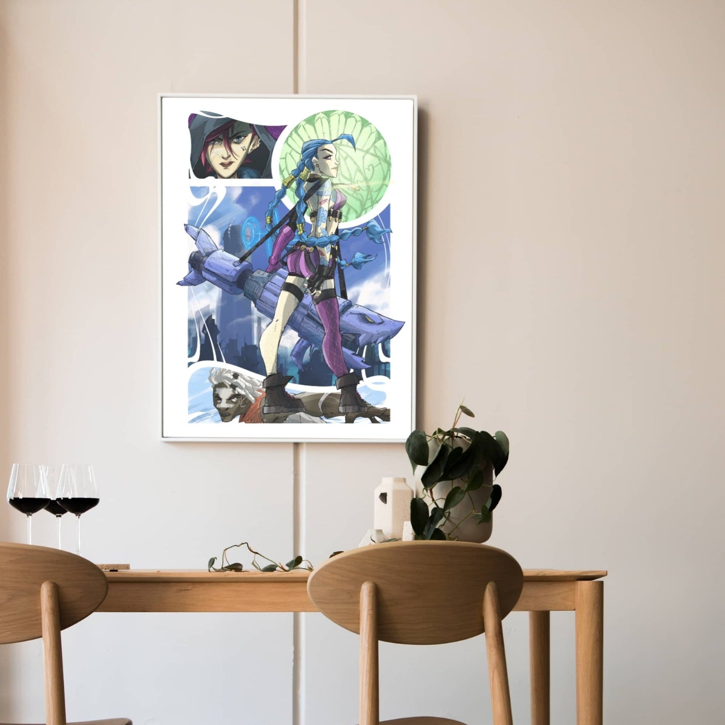 Poster Decorativo LoL- Arcane