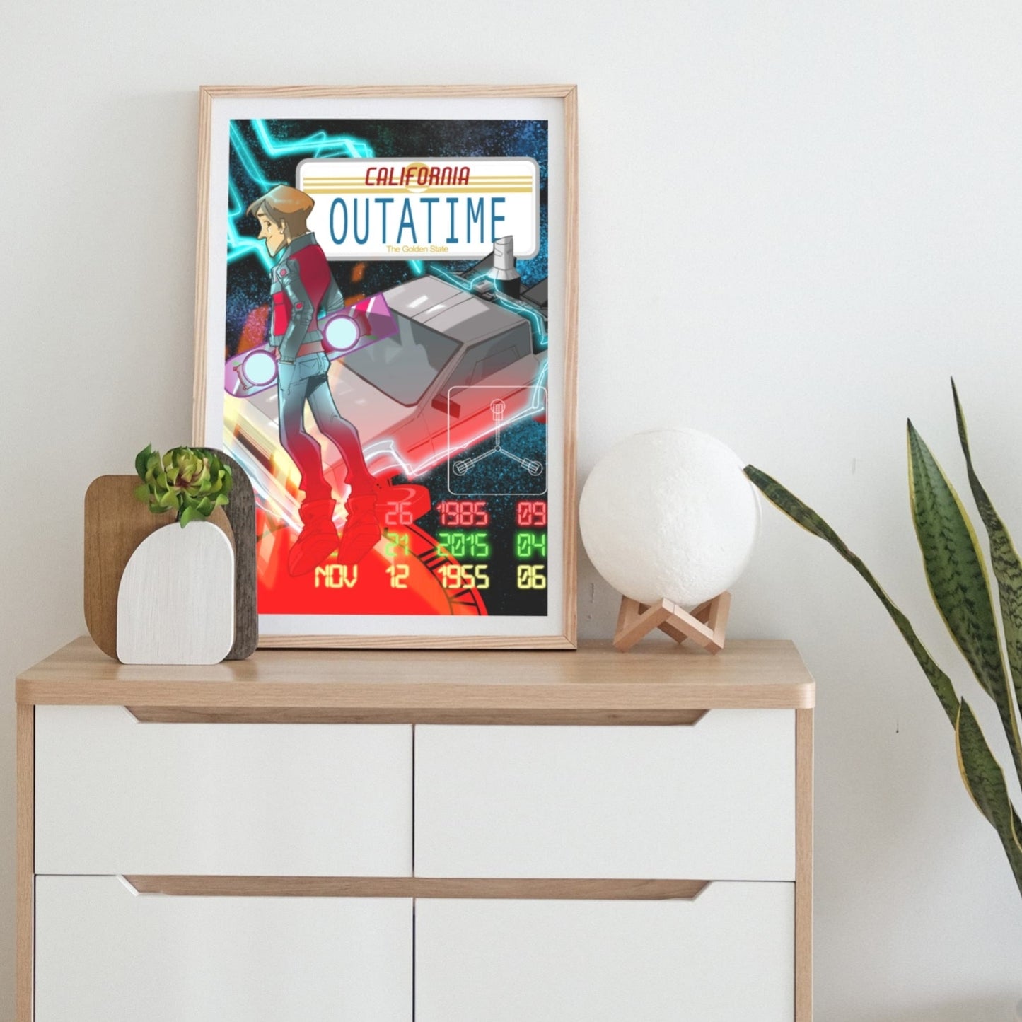Póster Películas Años 80 - Regreso al Futuro Vintage