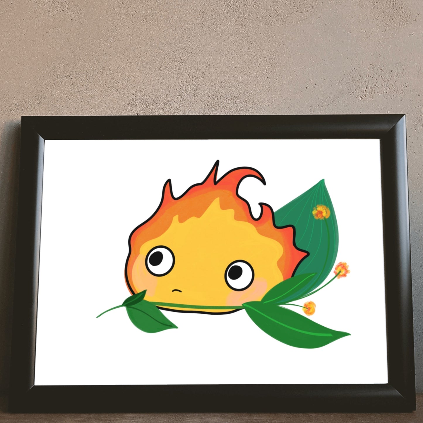 Poster Llama de Fuego Anime A5