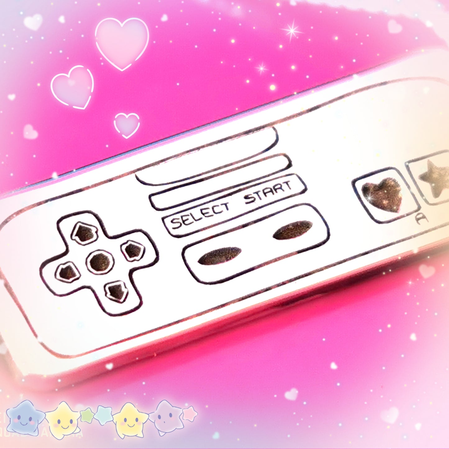 Colgante Kawaii Mando Consola Nes Plata de Ley