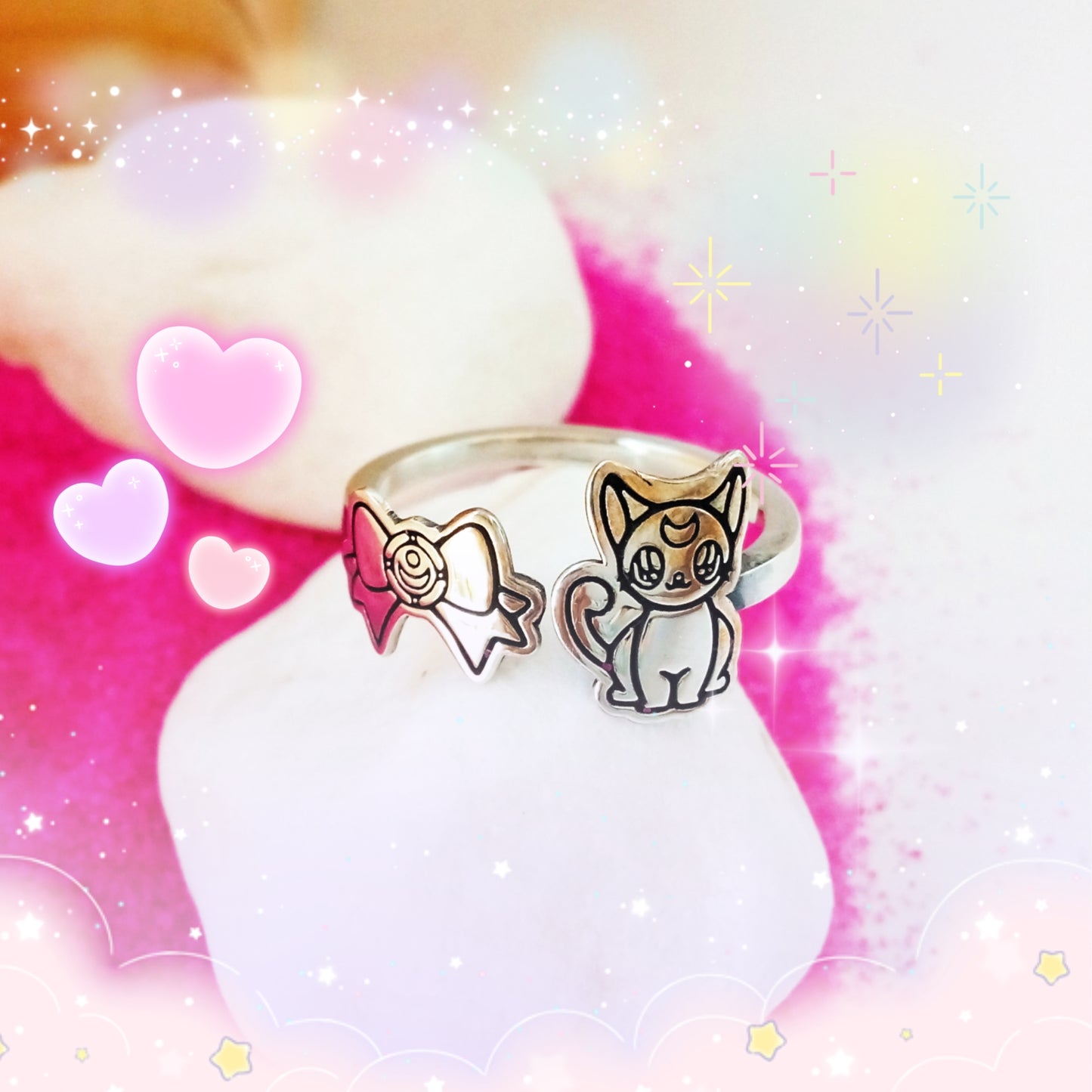 Anillo Anime Sailor - Plata de ley 925