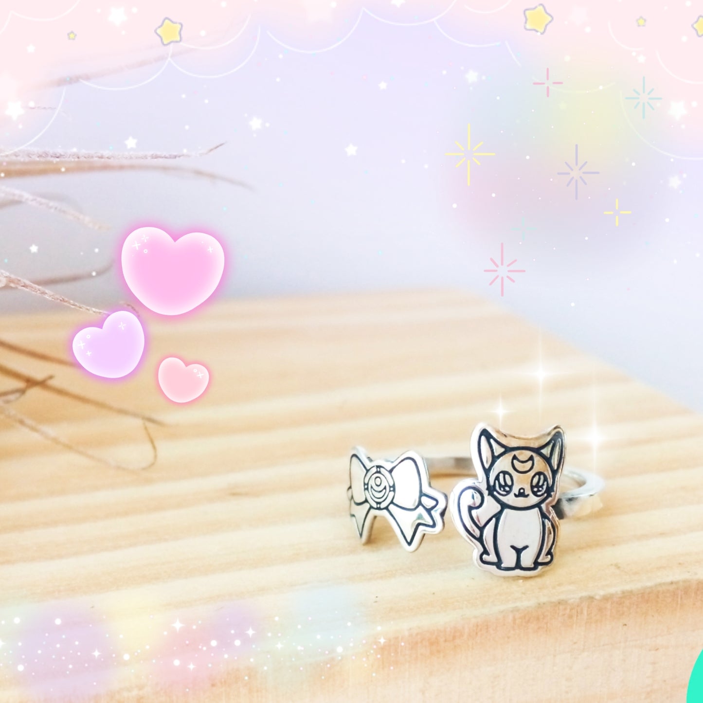 Anillo Anime Sailor - Plata de ley 925