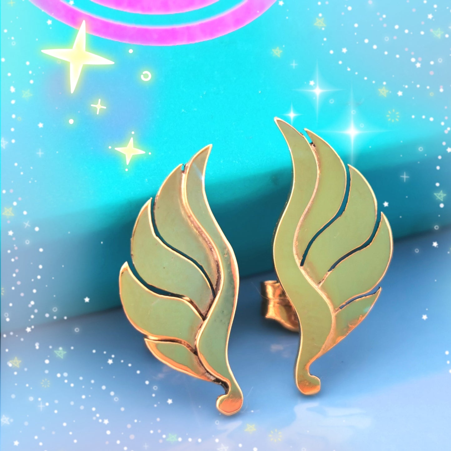 Pendientes Masters She-Ra Alas de Valquiria - Plata de ley 925
