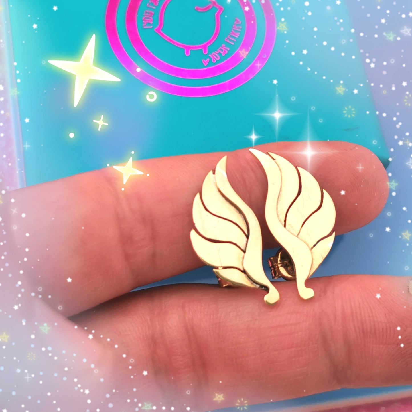 Pendientes Masters She-Ra Alas de Valquiria - Plata de ley 925
