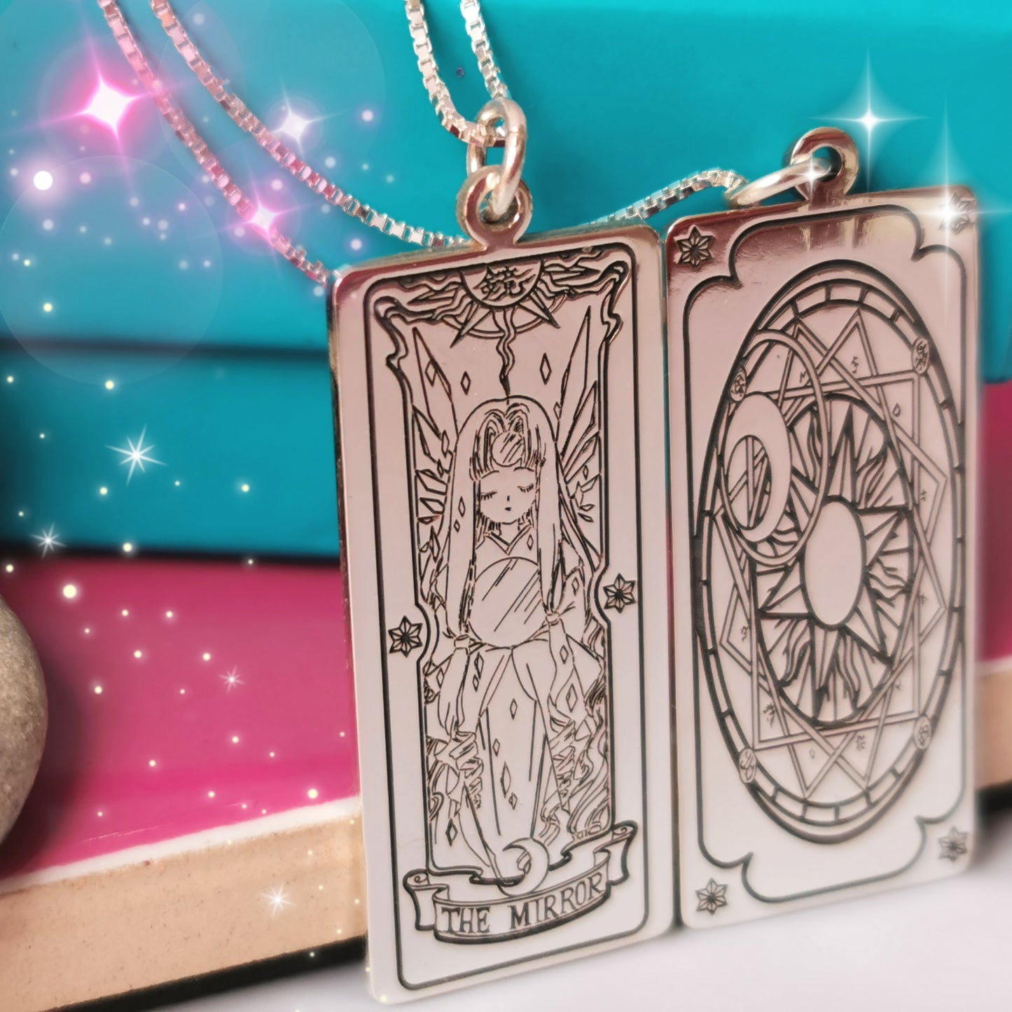 Colgante Anime Cartas de Clow Sakura - Plata de Ley