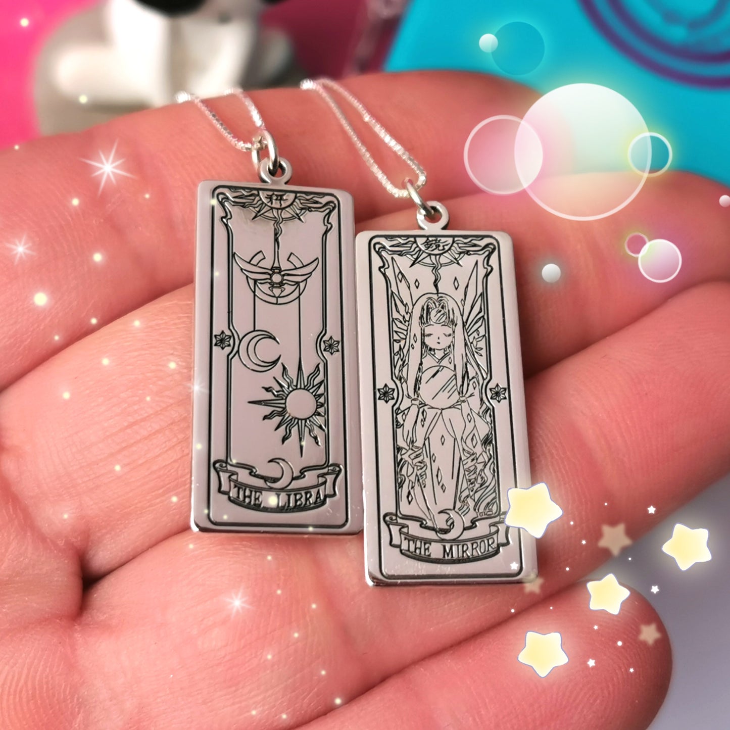 Colgante Anime Cartas de Clow Sakura - Plata de Ley