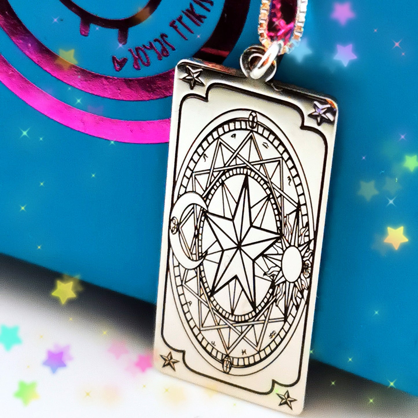 Colgante Anime Cartas de Clow Sakura - Plata de Ley