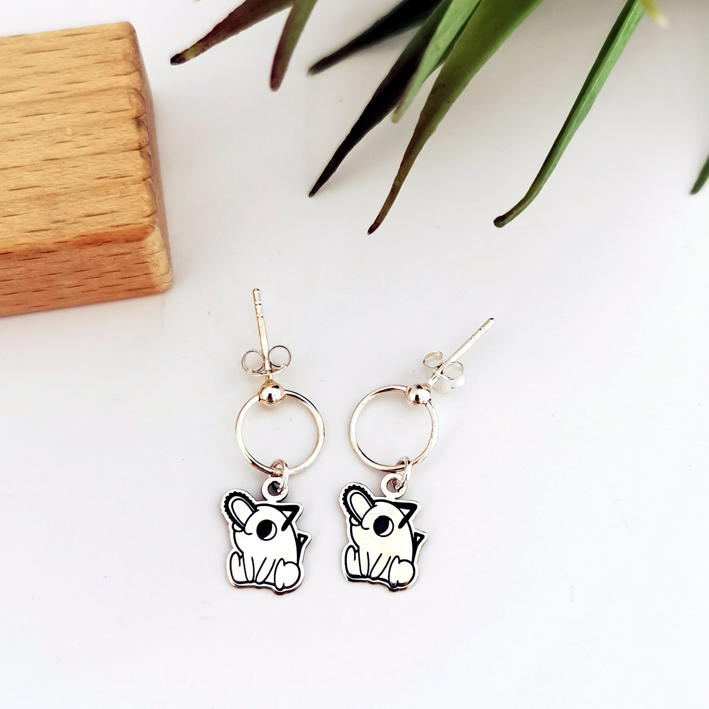 Pendientes Plata de Ley - Anime Po-cchita