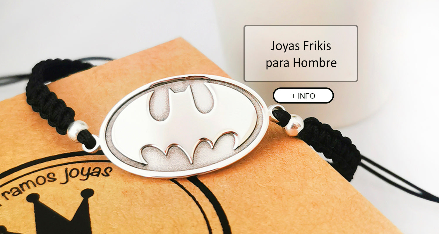 Joyas para hombres frikis. Joyas artesanales originales hechas a mano de plata de Lydia Ramos Joyas.