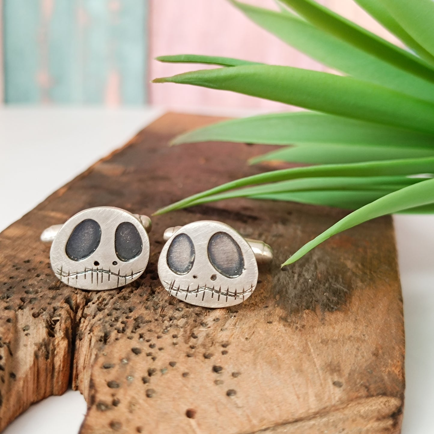Gemelos Calaveras Moda Gótica Jack