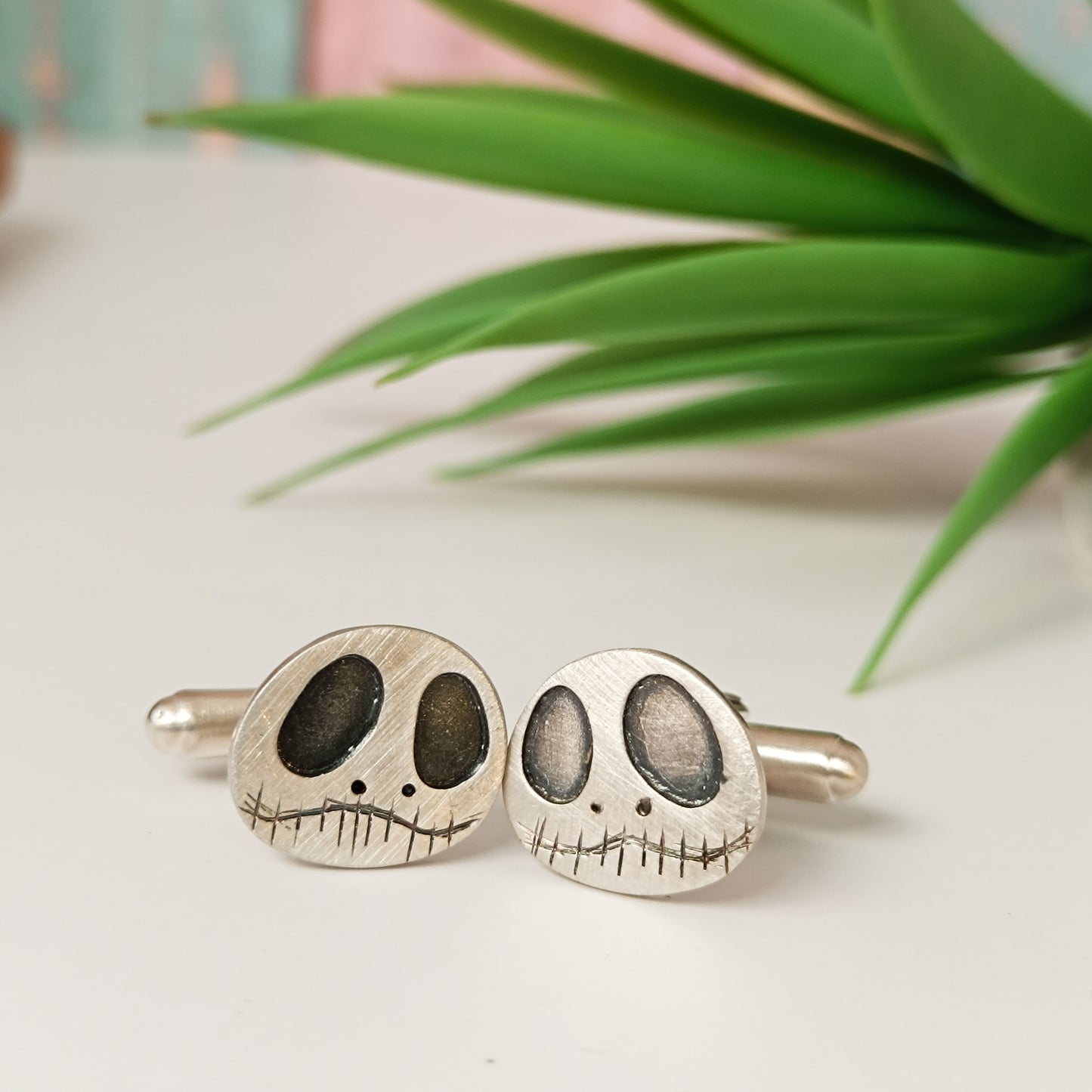 Gemelos Calaveras Moda Gótica Jack