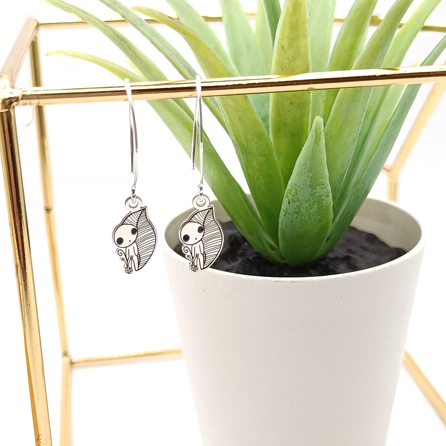 Pendientes Kodama, Mitología Japonesa, Plata de ley