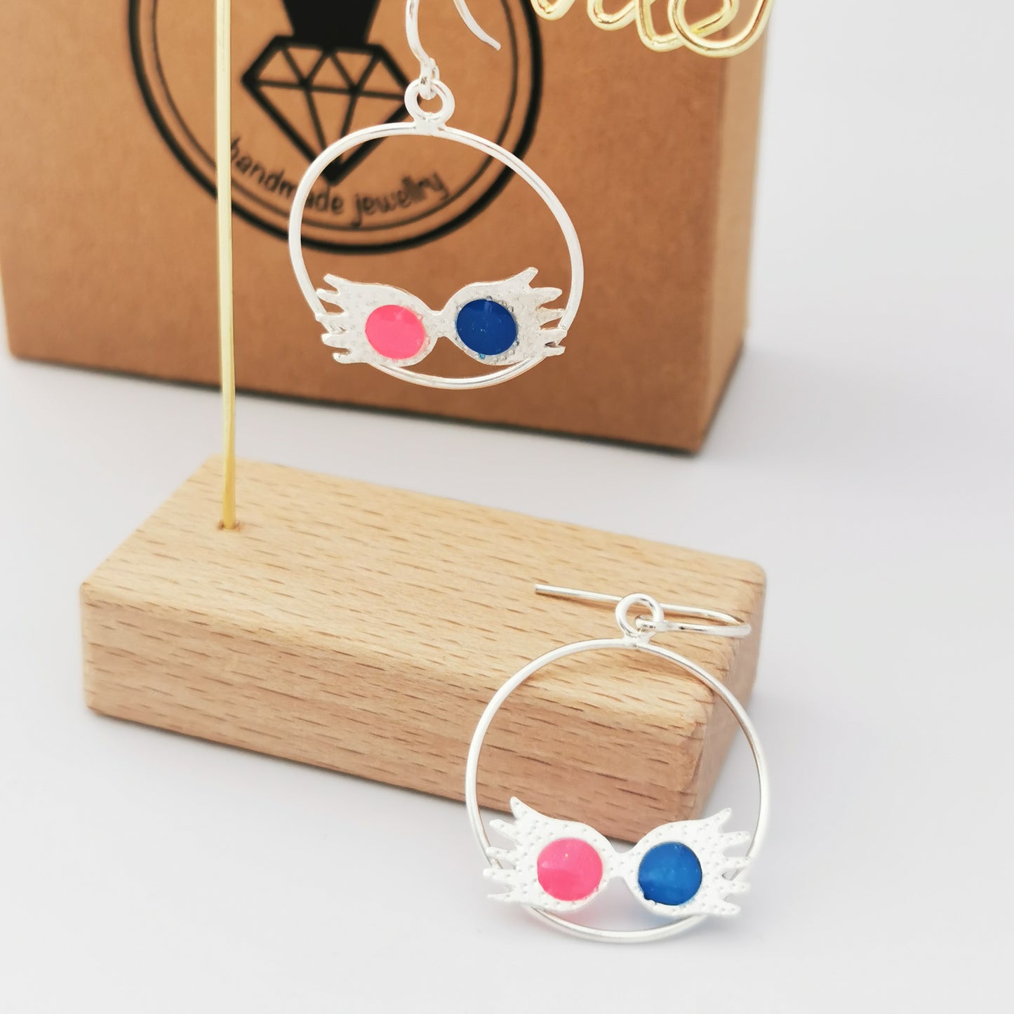 Pendientes Gafas Luna Mundo Magico