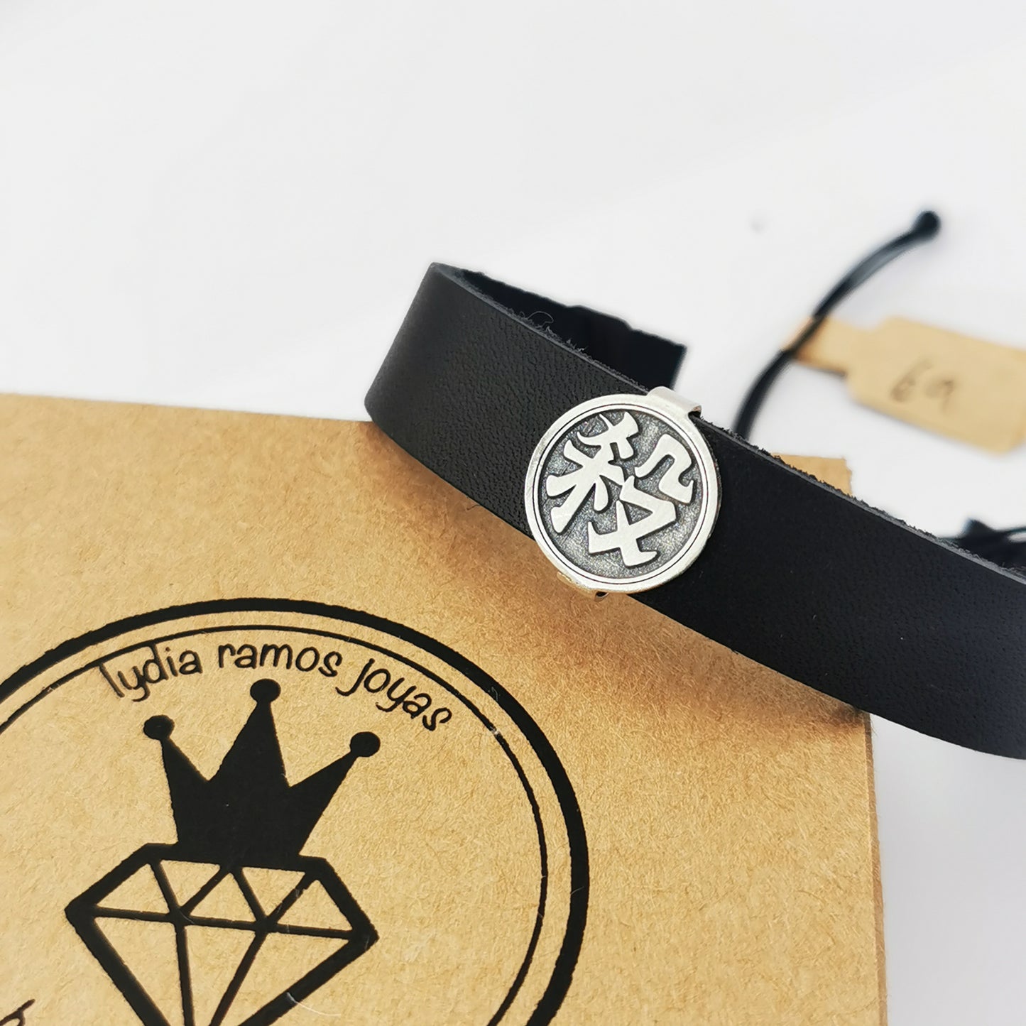 Pulsera Cuero y Plata de ley