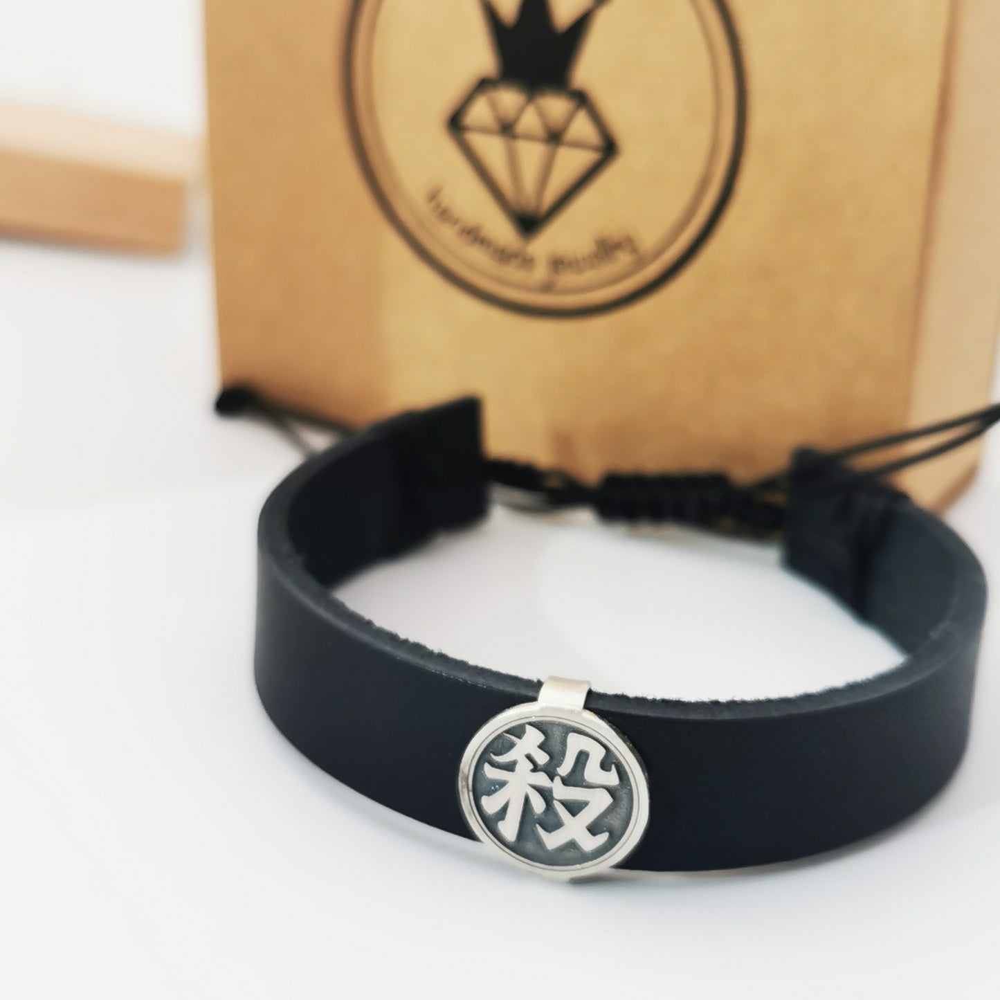Pulsera Cuero y Plata de ley