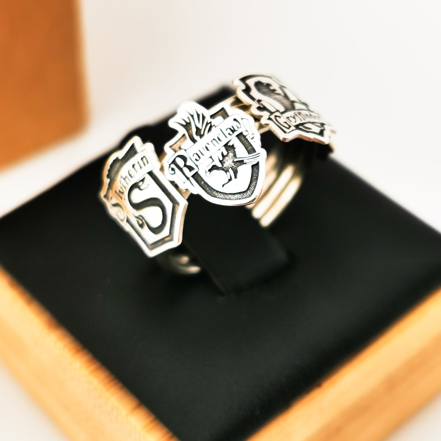 Anillos Mágicos Casas Escudos Amuletos - Plata de ley 925