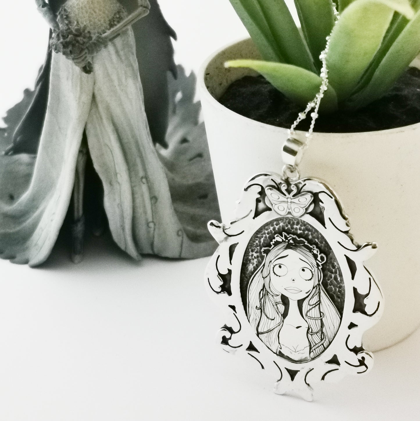 Camafeo Plata de Ley Gotico - Novia Cadaver