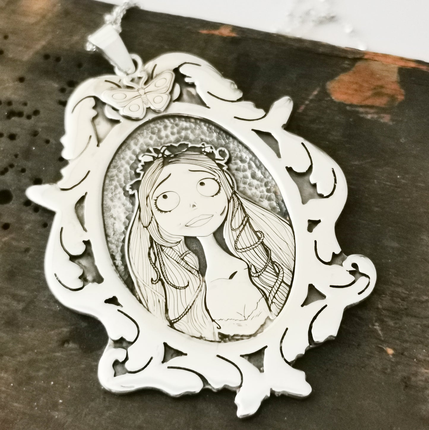 Camafeo Plata de Ley Gotico - Novia Cadaver