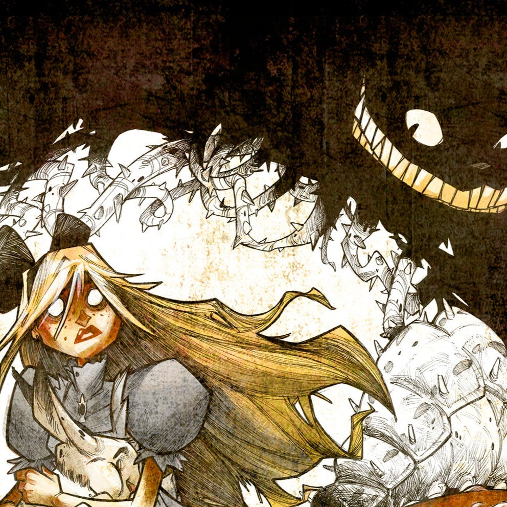 Póster Decorativo Gótico Alicia en el País de las Maravillas - Alicia Dark Creepy Gótico