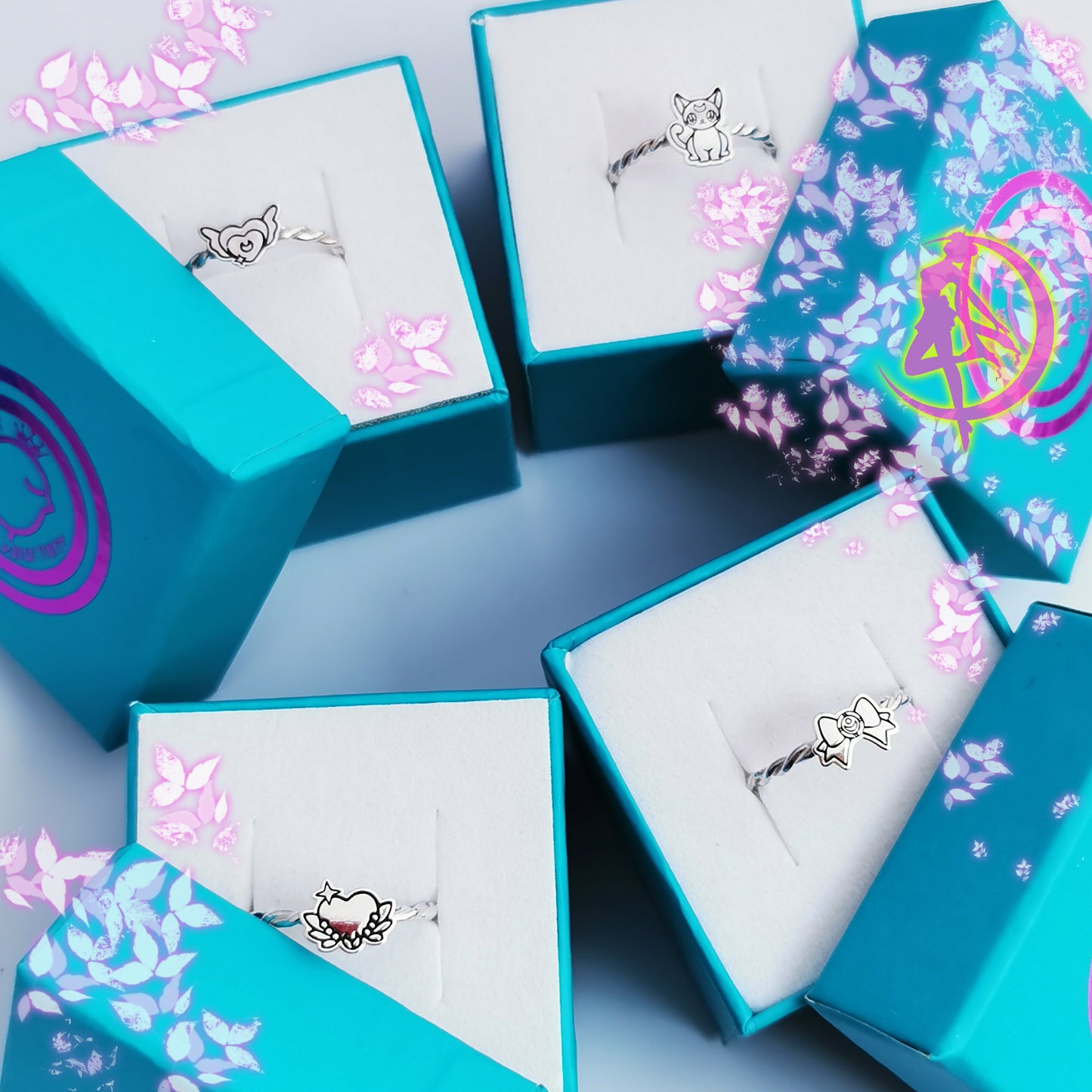 Anillos Anime Sailors Plata de ley