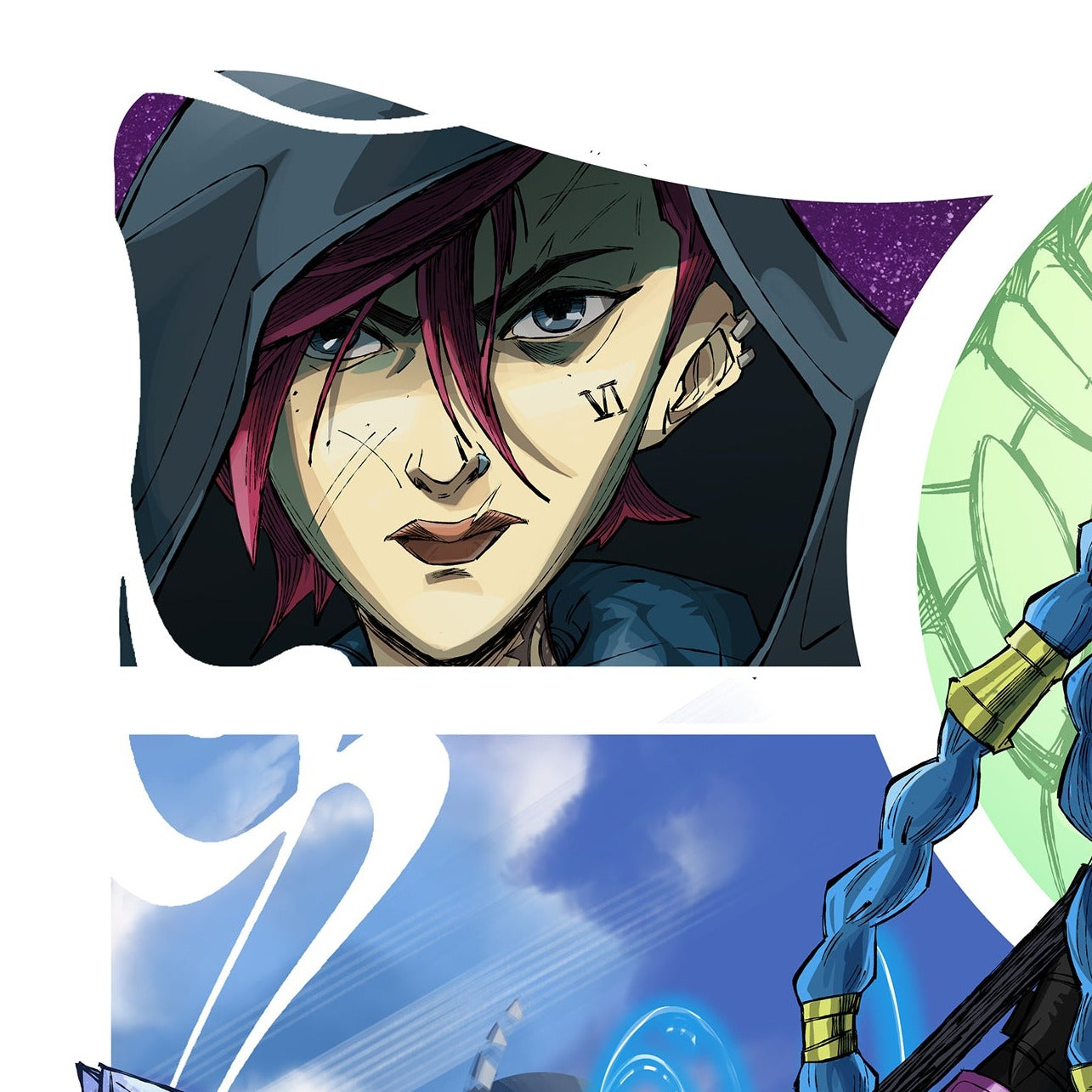 Poster Decorativo LoL- Arcane