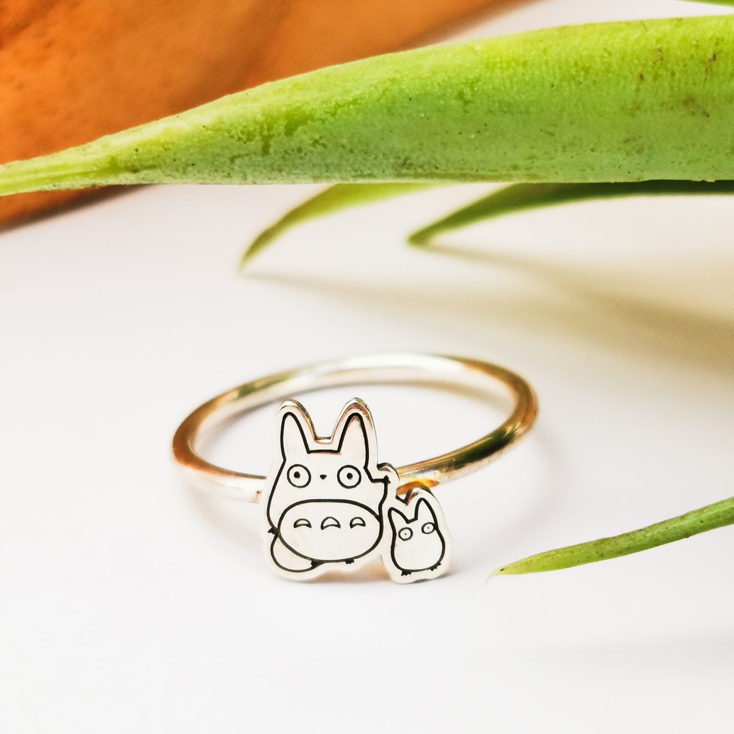 Anillo Anime Conejitos - Plata de Ley