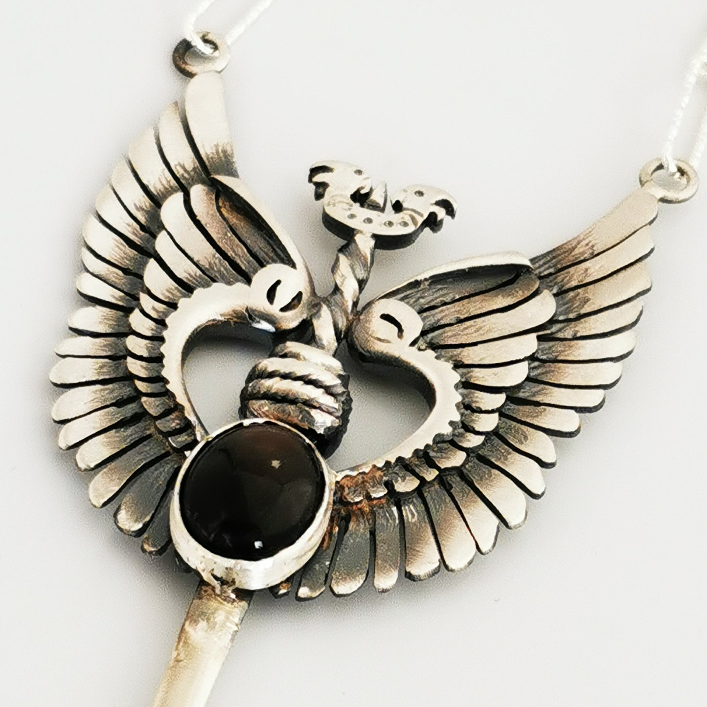 Colgante Valkiria Freya - Plata de Ley y Labradorite