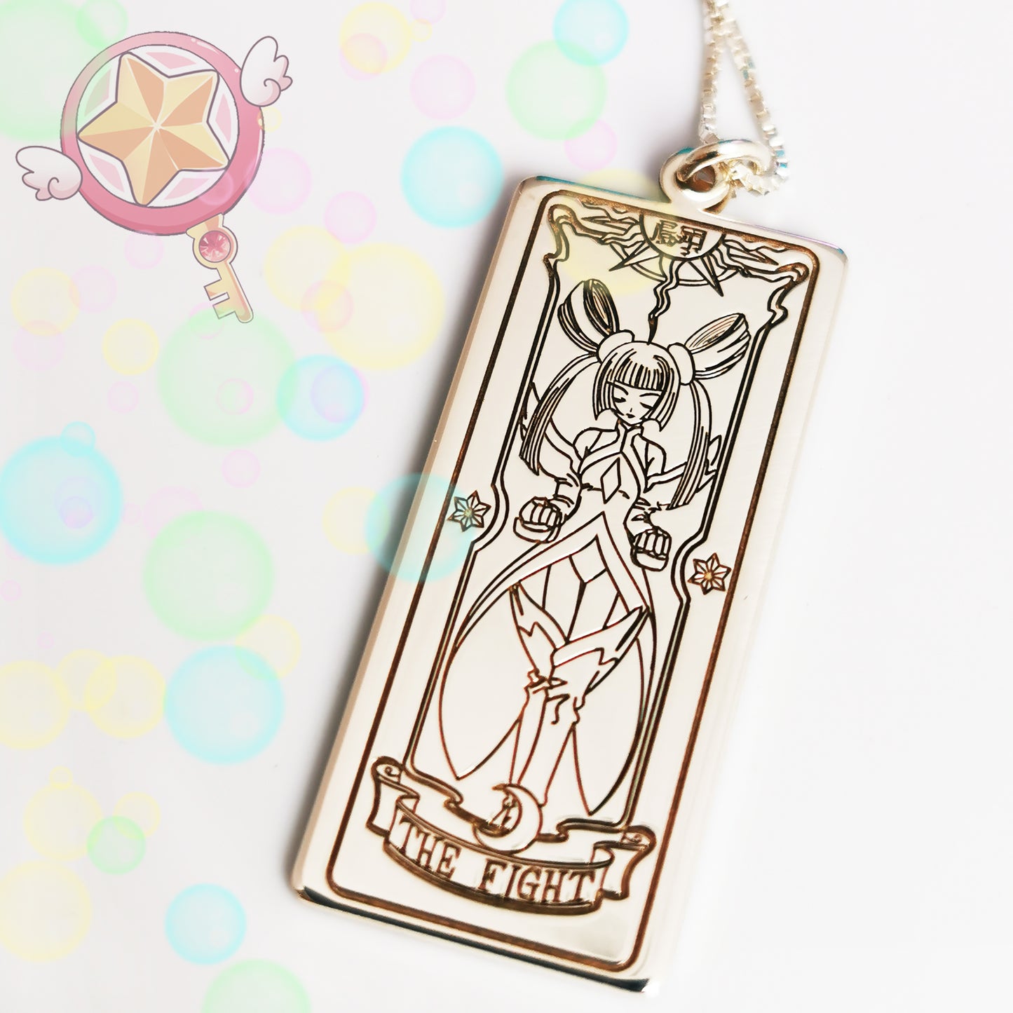 Colgante Anime Cartas de Clow Sakura - Plata de Ley