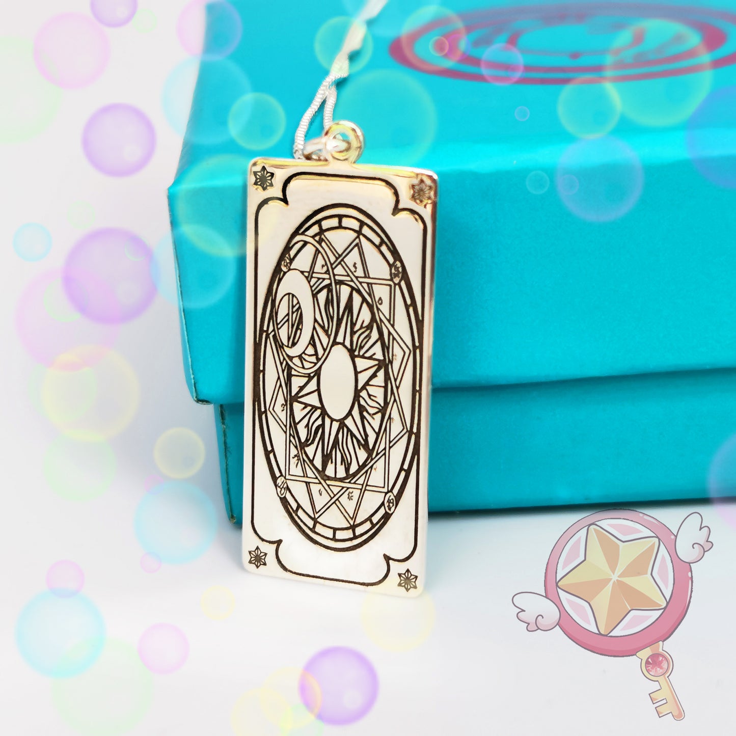 Colgante Anime Cartas de Clow Sakura - Plata de Ley