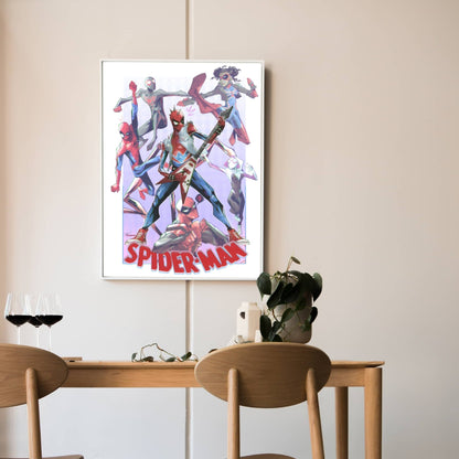 Poster Decorativo Superhéroes- SpiderVerse