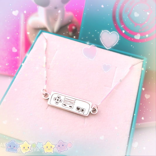 Colgante Kawaii Mando Consola Nes Plata de Ley